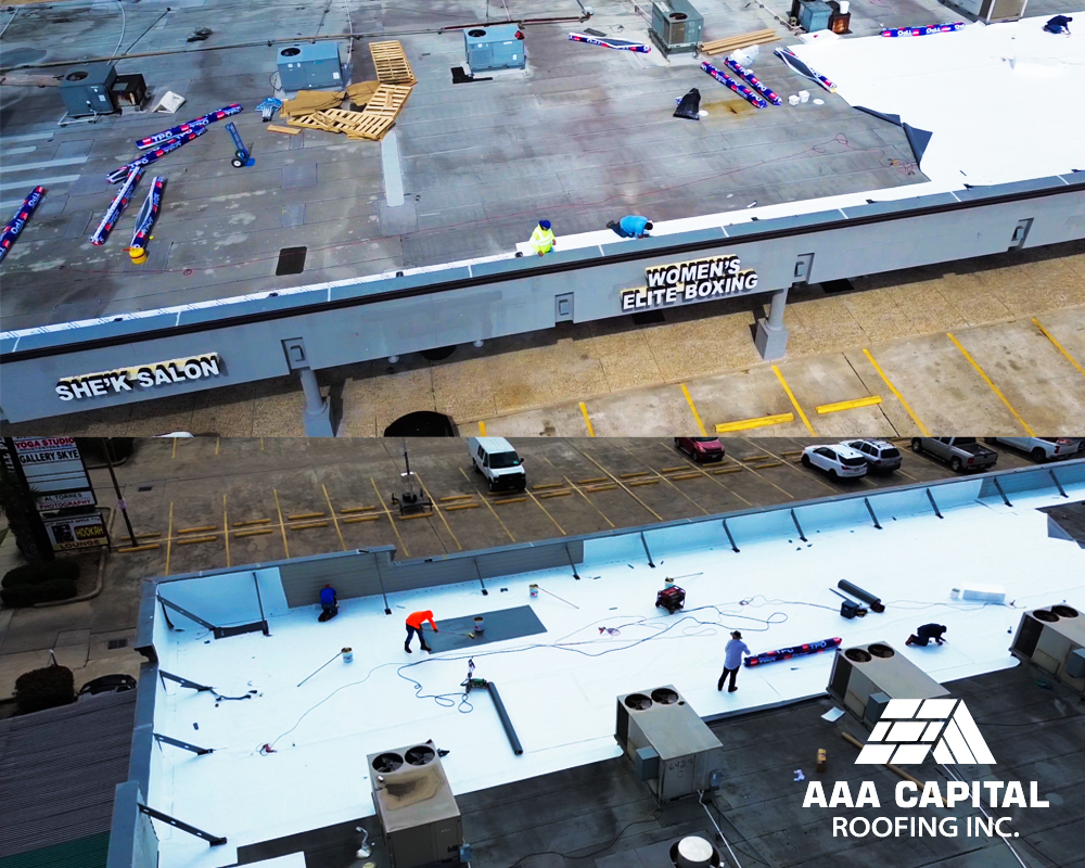 AAA Capital Roofing: Expert roofing services in Texas specializing in roof repair, replacement, and installation for residential and commercial properties, including metal roofing and flat roof repair