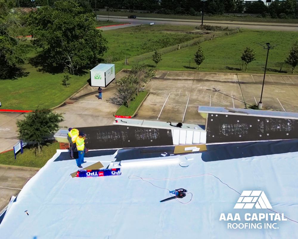 AAA Capital Roofing: Expert roofing services in Texas specializing in roof repair, replacement, and installation for residential and commercial properties, including metal roofing and flat roof repair